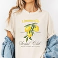 thumbnail image 2 of Limoncello Social Club T-Shirt – Limited Edition Capri-Inspired Lemon Design, Elegant Italian Summer Tee for Foodies, Cocktail Lovers, and Mediterranean Fashion Fans, 2 of 7