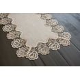 thumbnail image 4 of Beige Rose Lace Table Runner (15"x35"), 4 of 5
