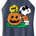 thumbnail image 3 of Peanuts - Joe Cool Pumpkin - Juniors High Neck Tank Top, 3 of 6