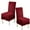 Red, variant on Djiypn 2 Packs Square Jacquard Dining Chair Slipcover with Skirt, Kitchen Chair Furniture Protector Stretch Chair Covers for Dining Room, Restaurant, Kitchen, Party (Pink)