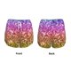 thumbnail image 3 of Balery Glitter Rainbow Pantalones cortos deportivos para mujer con forro y dos bolsillos, elásticos, para entrenamiento, gimnasio, yoga-Large, 3 of 7