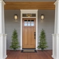 thumbnail image 2 of Northlight Real Touch™️ Potted Noble Pine Slim Artificial Christmas Tree - 4' - Unlit, 2 of 8