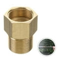 thumbnail image 3 of M22 22Mm Female Thread To 14Mm Male Metric Adapter Pressure Washer Adapter Brass, 3 of 9