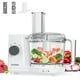 thumbnail image 1 of VAVSEA Procesador de Alimentos y Picadora de Verduras de 6 Tazas para Cortar en Cubitos, Picar, Picar, sin BPA, Cuchillas de Acero Inoxidable, Blanco, 1 of 8