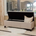 thumbnail image 3 of Sarelia Bench Storage Ottoman (Light Beige), 3 of 4