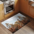 thumbnail image 3 of Rectangle Area Rug 2x3ft, Fall Flower Branch Forest Non-Shedding Washable Area Rug, Watercolor Floral Sunshine Sky Non Slip Low-Profile Rugs for Living Room, Bedroom Dining Room, 3 of 9