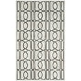thumbnail image 7 of SAFAVIEH Studio Leather Sheeva Geometric Area Rug, Ivory/Grey, 4' x 6', 7 of 7