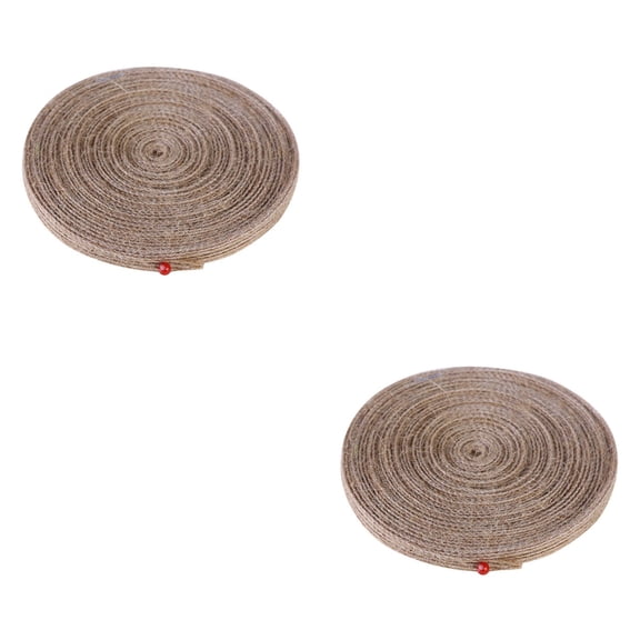 2pcs DIY Natural Rope Jute Webbing Twine Woven Rope Wedding Bag String Wooden Craft Accessories