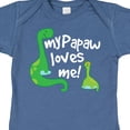 thumbnail image 4 of Inktastic My Papaw Grandpa Loves Me Dinosaur Boys Baby Bodysuit, 4 of 5