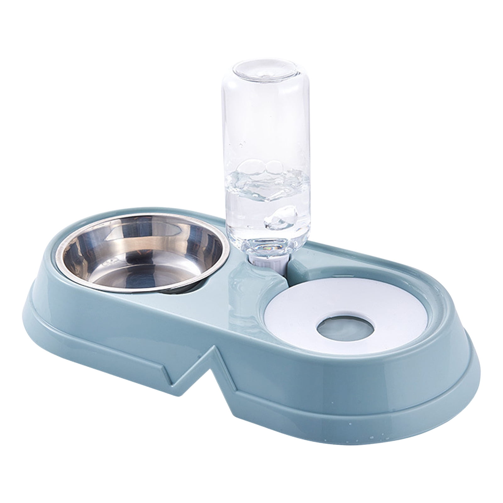 Automatic Water Dispenser Food Bowl For Dogs And Cats Bottle Shaped