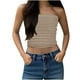 thumbnail image 3 of Sudaderas de moda,Top de tubo sin tirantes para mujer, top corto de punto con escote palabra de honor, poliéster y elastano suave y elástico, ropa informal para salir, sopatenor, 3 of 9