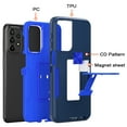 thumbnail image 6 of NIFFPD Samsung A23 5G, Galaxy A23 5G Case with Screen Protector（Anti Spy Privacy） Magnetic Kickstand Car Mount Protection Case Cover for Samsung Galaxy A23 5G Dark blue&Blue, 6 of 8