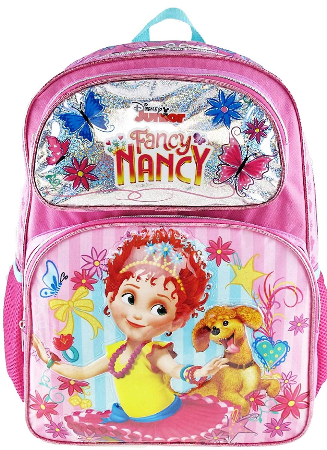 Fancy Nancy Deluxe Embossed 16 inch Backpack