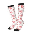 thumbnail image 2 of Balery Pink Hearts Fun Novelty Socks Men'S Women'S Crew Socks Funny Crazy Novelty Socks Quirky And Cool Socks, 2 of 9
