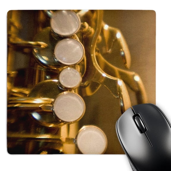 3dRose, French Polynesia, Saxophone used in band, music - OC13 BJA0067 - Jaynes Gallery, MousePad