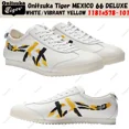 thumbnail image 1 of Onitsuka Tiger MEXICO 66 DELUXE WHITE/VIBRANT YELLOW 1181a578-101 Unisex Size, 1 of 6