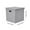 Gray, variant on Storage Bins with Lids,Linen Fabric Cube Baskets Boxes Organizer Containers,Stackable Storage Box Basket for Closet Shelves Home,Household Miscellaneous Storage Box