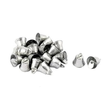 Christmas Tree Dangle - Christmas Metal Bow Detail Dia Tree Dangling Ornament Ring Bell Silver Tone