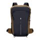 thumbnail image 1 of Mochila de senderismo Colamx Bolsa de viaje al aire libre Caqui Correa de hombro ajustable Mochila expandible, 1 of 8