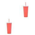 thumbnail image 2 of Vaso de paja de plástico Naiovety Doble Capa Color Caramelo 700 ml, 2 of 6