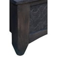thumbnail image 4 of Gridley Mango Solid Wood Hand-Carved California King Sized Bed in Gray Wash, 4 of 7