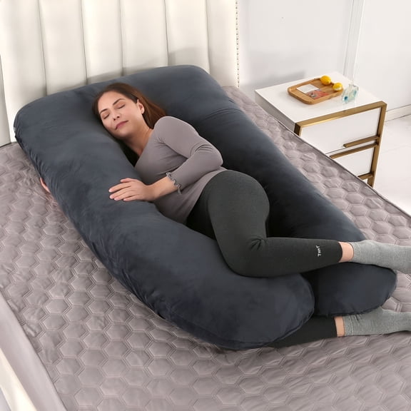 XIBUFE 1PC Pillow Covers, Maternity Pillow Covers, U Shape Pregnancy Pillow Case, 80x140cm