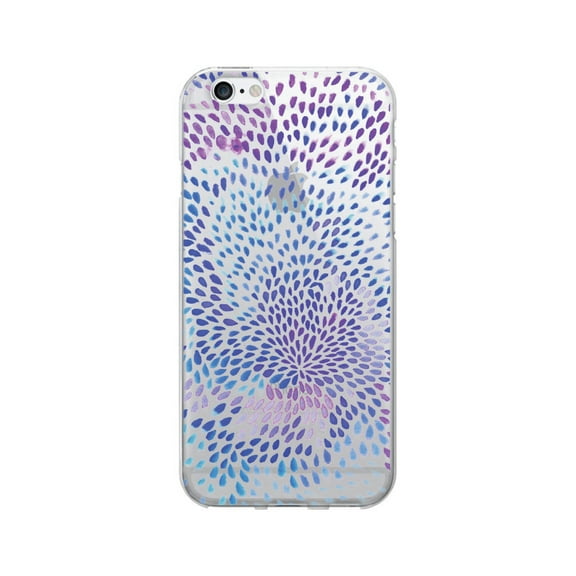 OTM Prints Clear Phone Case, Petals Cool - iPhone 6/6s/7/7s
