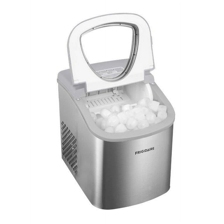 Frigidaire EFIC130-SS 26 lbs Countertop Ice Maker, Stainless Steel