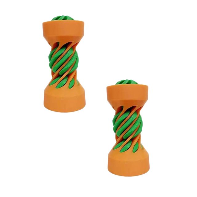 2PCS Passthrough Sculpture Column 3D Printed Toy Pass Through Toy Anxiety Stress Toy