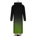 thumbnail image 4 of Tnhcen Plus Size Flannel Bathrobe with Hood & Pockets - Warm Flannel Robe for Men, Machine Washable Heated Bathrobe, Cozy Long Sleeve Flannel Pajama Robe, Winter Home Wear, S-2XL, 4 of 4