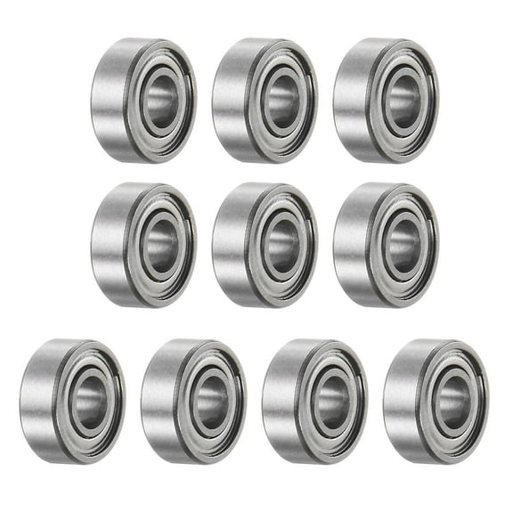 10 Packs MR83ZZ Deep Groove Ball Bearings 3x8x3mm Chrome Steel Miniature Bearing Double Shielded, P6 (ABEC 3)