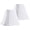 Off White Linen, variant on Bell Lamp Shade Set of 1 Medium Square Cut Corner,6.5" x 13.2" x 10.6" (Spider) Dark Beige Fabric Lamp Shades for Table and Floor Lamps,Octagonal Lampshades Replac Bedroom,Easy Assembly