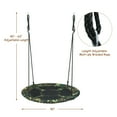 thumbnail image 6 of 40-Inch Flying Saucer Tree Swing Outdoor Play Set with Adjustable Ropes Gift for Kids, 6 of 9