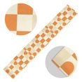 thumbnail image 5 of Yayeee Table Runner 90 inches Long Home Kitchen Dinning Party Decoration, Orange Checkered Pattern, 5 of 7