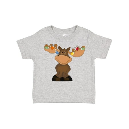 

Inktastic Christmas Moose Lights Gift Toddler Boy or Toddler Girl T-Shirt