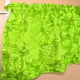 thumbnail image 2 of Rosette Floral Pop Up Flower Window Valance 54 Inch Wide Lime Green, 2 of 2