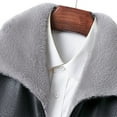 thumbnail image 6 of Dovford Mens Wool Trench Coats Long Wool-Blend Peacoats Classic Jackets Winter Fashion Coats Outerwear with Pockets, 6 of 7