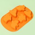 thumbnail image 2 of TIELUTT Silicone Pumpkin Chocolate Baking 2025 Mini Pumpkin Silicone Baking Halloween Pumpkins Candy Silicones Small Cake Stacking Baking Racks Candy Makers Chocolate Candy Melts and Small Foil Pans, 2 of 4