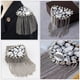 thumbnail image 3 of 1pc Metal Rhinestone Broche Accesorio Accesorio Tarjeta de hombro de borla creativa, 3 of 5