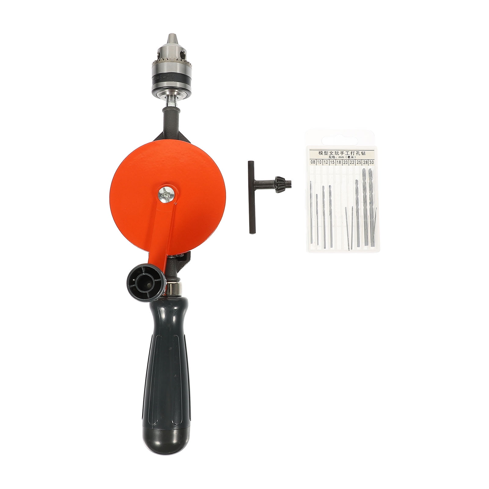 Raindrops 1 Set Hand Drill woodworking Drill 1/4-Inch Capacity Manual Drill with Drill Bit