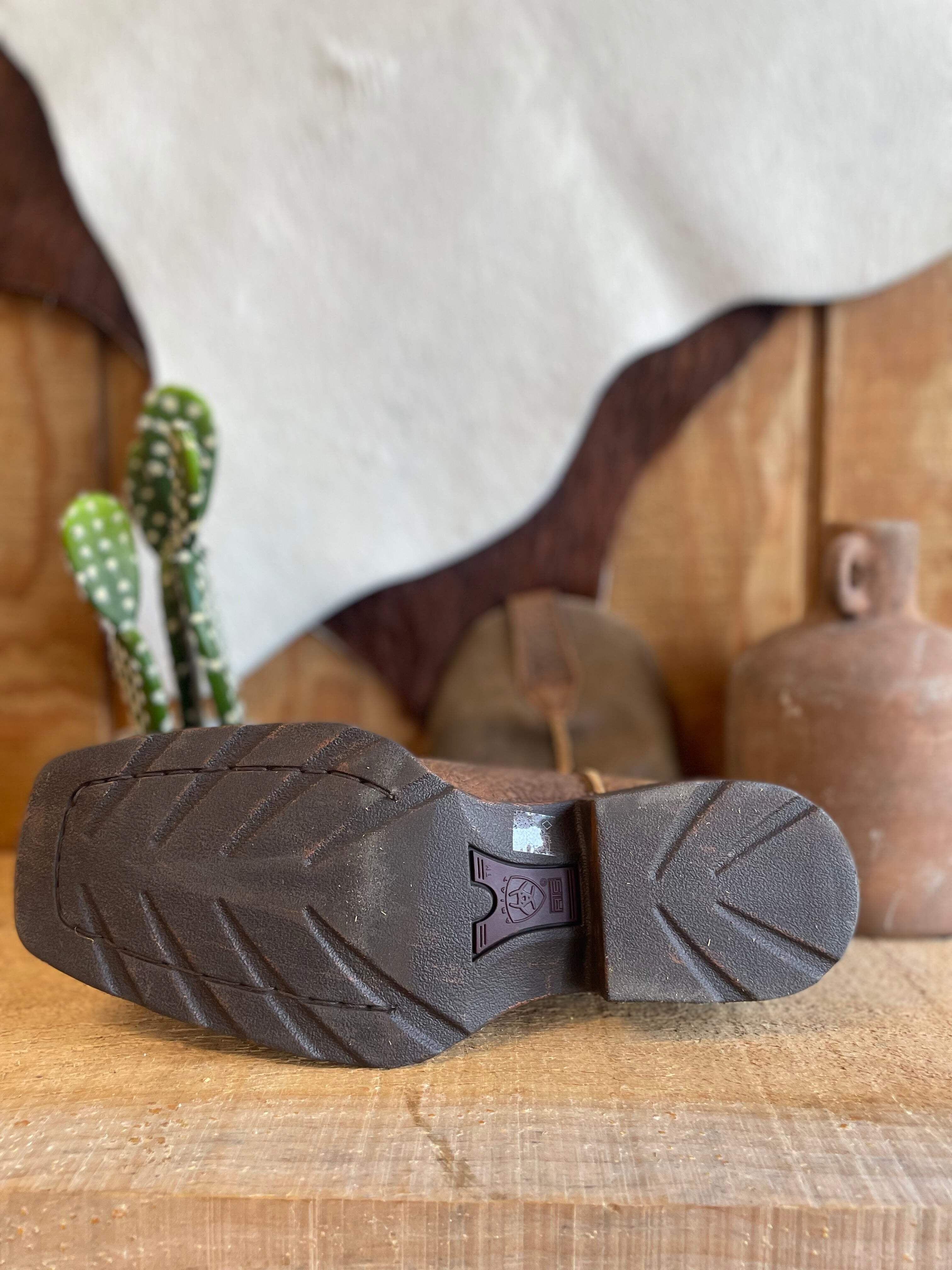 ARIAT mens Rambler Western Boot, Earth/Brown Bomber - Walmart.com