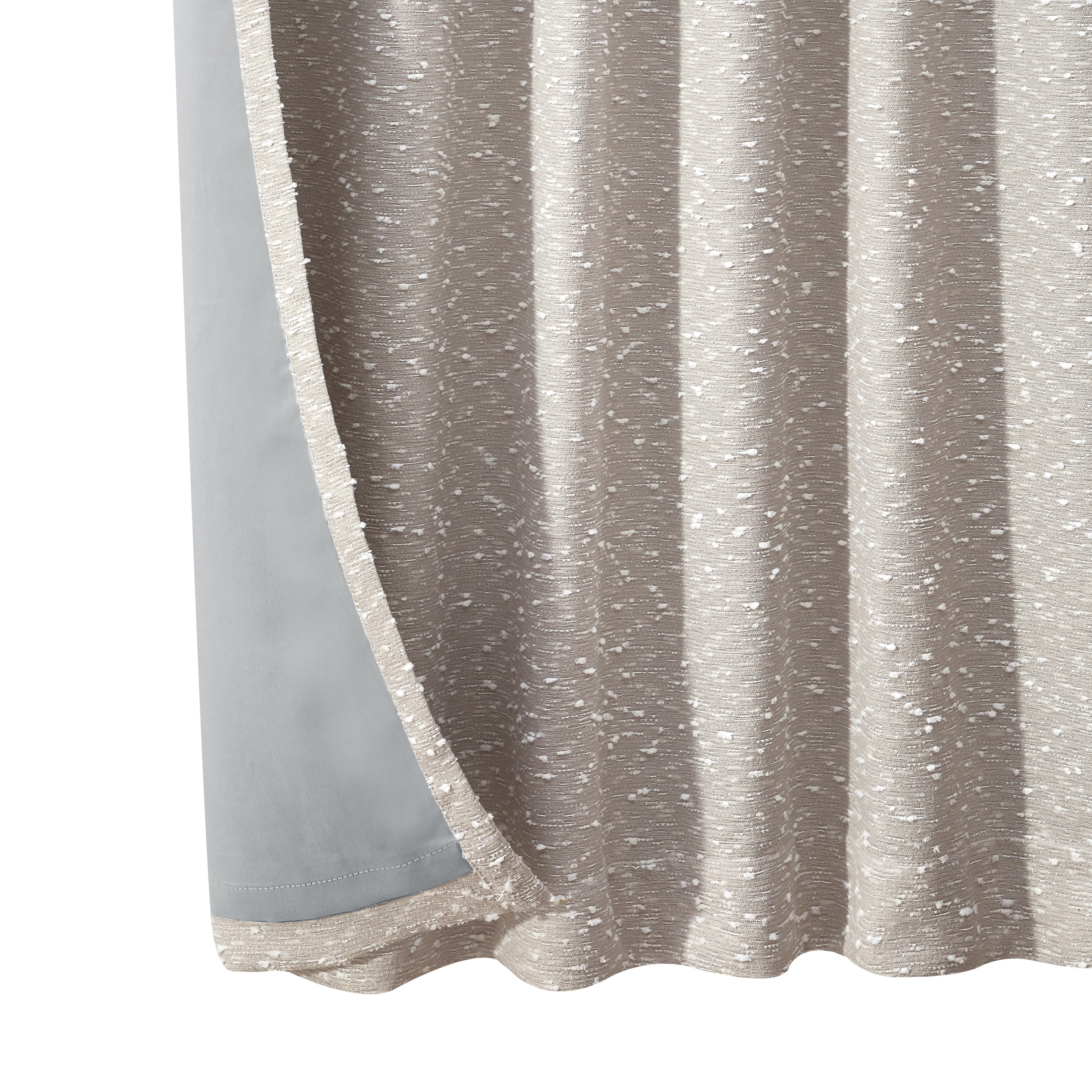 Better Homes & Gardens Boucle Blackout Curtain Panel, 50" x 95", Beige Polyester - image 2 of 7