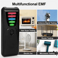 thumbnail image 5 of Portable Electromagnetic Field Radiation Detector EMF Meter EMF Detector Black, 5 of 10