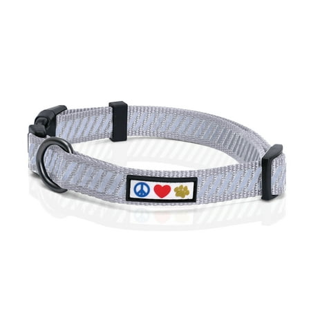 UPC: 0735255518566 | Pawtitas Reflective Dog Collar for Dog and Puppies Extra Small and Small Puppies – Grey S Collar