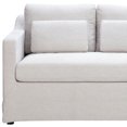 thumbnail image 6 of Lifestyle Solutions Riley Farmhouse Slip-Cover Style Upholstered Sofa, Oatmeal Fabric, 6 of 9