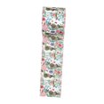 thumbnail image 1 of Fiocias Easter Ribbon for Gift Wrapping, Decorative Ribbon with Wire Edge, High-quality Polyester, Floral Pattern for Gift Decorating, Wreath Making, Table De Pink, 1 of 8