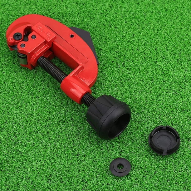 Cortador de tubos ajustable Mini cortador de tubos, máquina de corte para tubos/tuberías de cobre, latón, PVC, plástico y aluminio, con cortador oculto (3-28 mm)