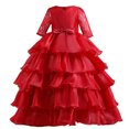 thumbnail image 1 of SAYOO Vestido de princesa para niñas, vestido de encaje floral para niños SAYOO moda, 1 of 9