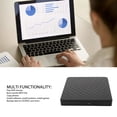 thumbnail image 4 of External DVD Drive, Black USB3.0 DVD Writer Plug and Play Low Noise High Speed Data Transfer  for PC for Desktop, 4 of 7