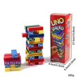 thumbnail image 1 of Uno Jenga Classic Game Stacko Game Blocks Tumbling Tower Stacking Board Games For Kids Adults.c, 1 of 1